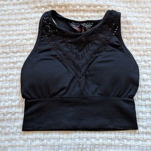Betsy Johnson Crop Top Sports Bra